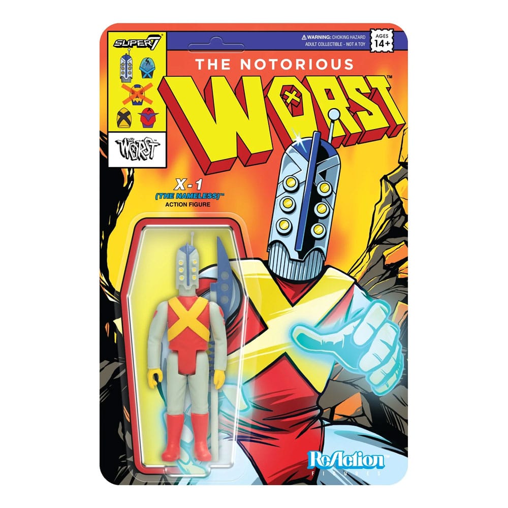 ReAction Mutant Team X1 The Nameless The Worst Action Figure Wave 05 10 cm