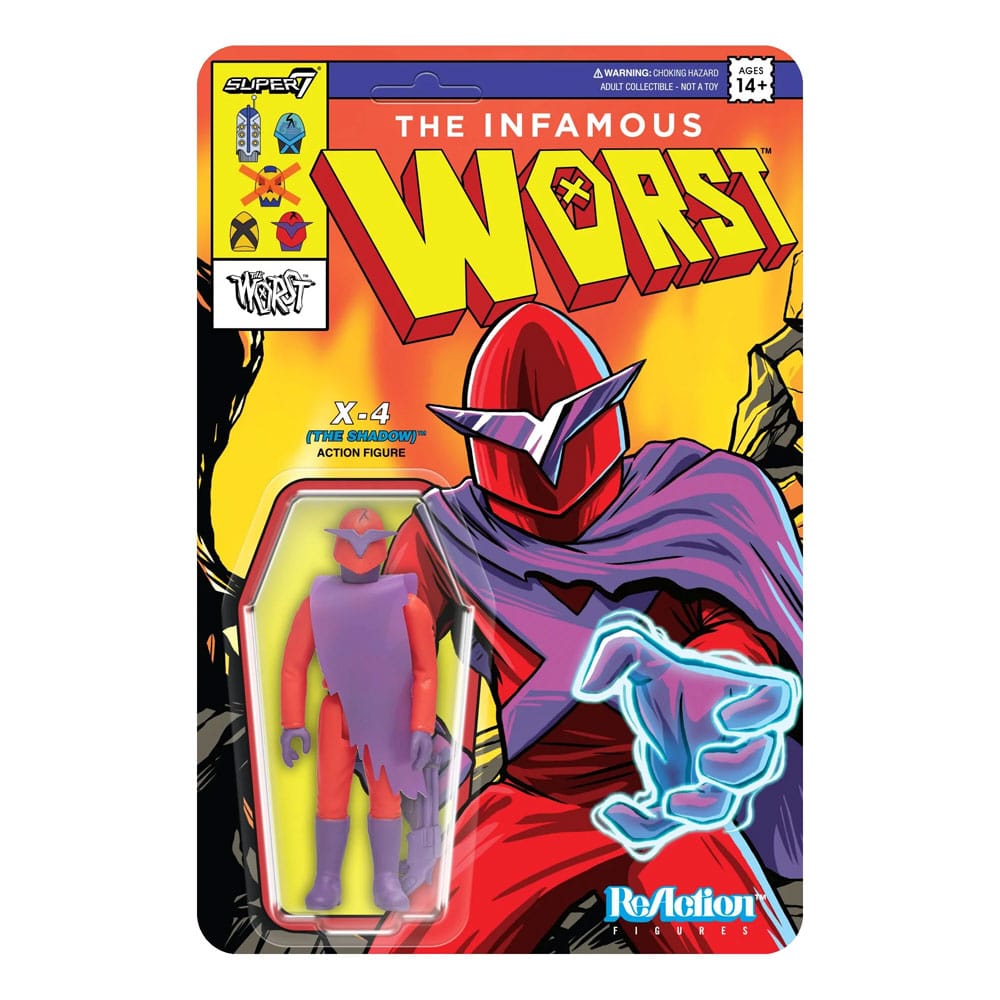 ReAction Mutant Team X5 The Shadow The Worst Action Figure Wave 05 10 cm