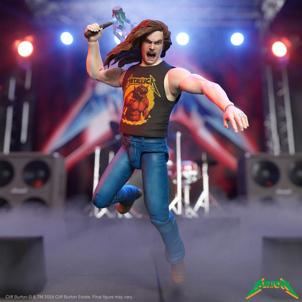 Ultimates Cliff Burton Metallica Action Figure Wave 2 18 cm