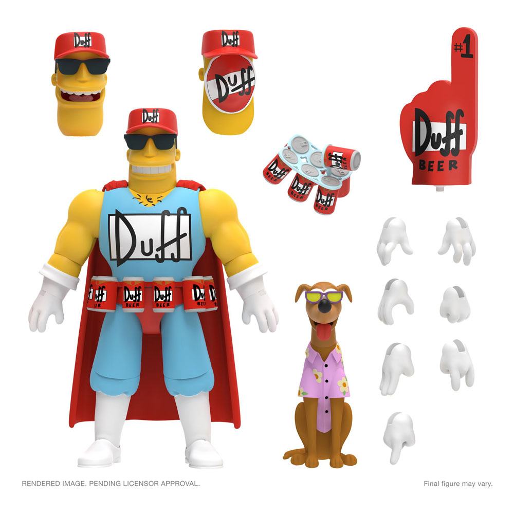 Ultimates Duffman The Simpsons Action Figure 18 cm