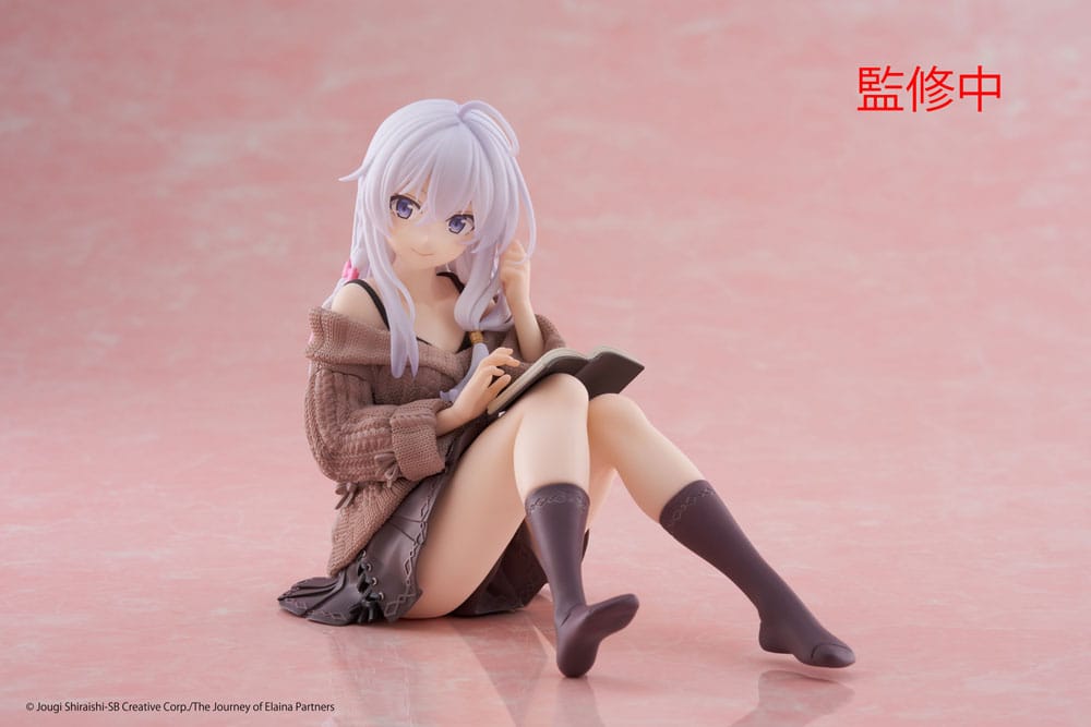 Wandering Witch Elaina Casual Clothes PVC Statue Desktop Cute Figure 13 cm