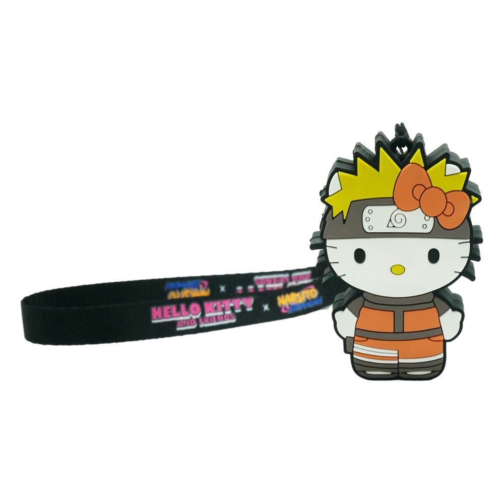 Naruto Naruto Hello Kitty PVC Keychain Collaboration
