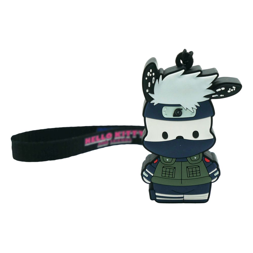 Naruto Kakashi Pochacco PVC Keychain Hello Kitty Collaboration