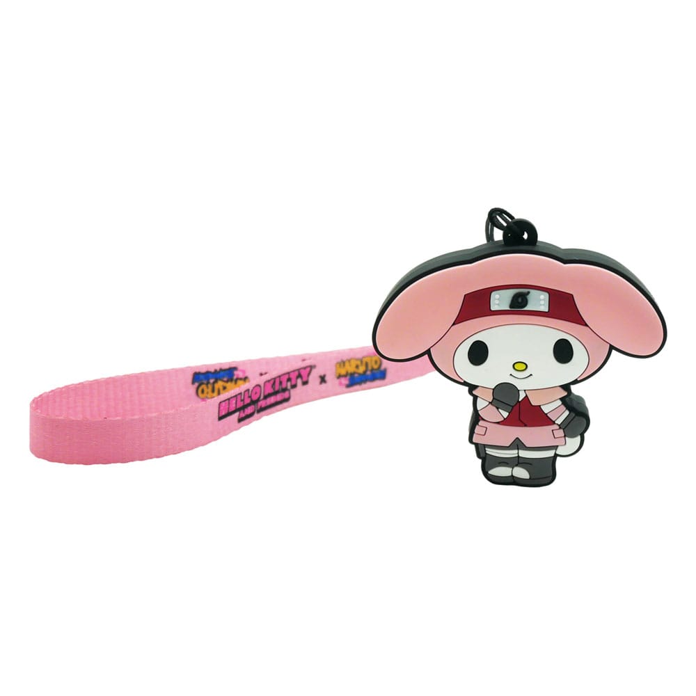 Naruto Sakura My Melody PVC Keychain Hello Kitty Collaboration