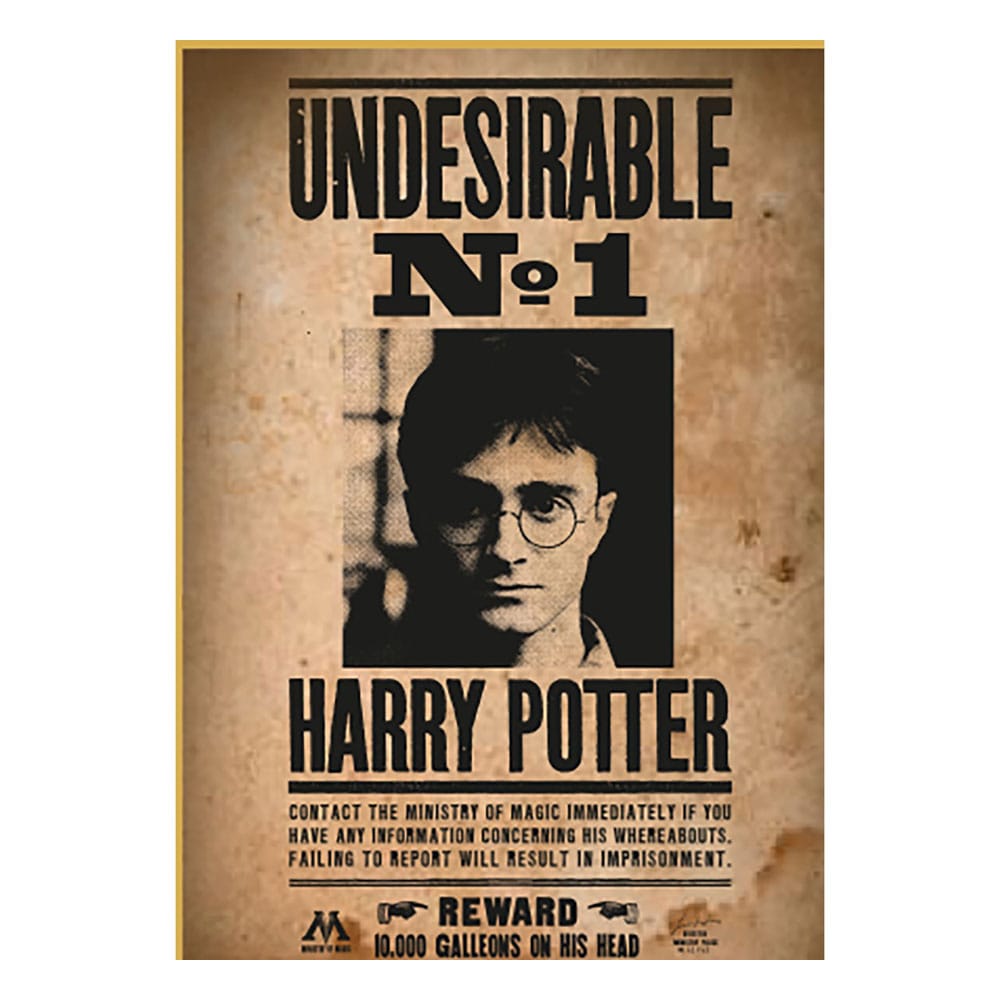 Wanted Poster No One Harry Potter Puzzle Artboard Fifty Pieces