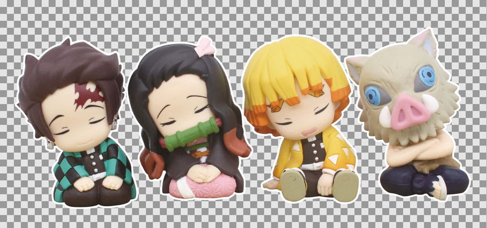 Demon Slayer Kimetsu no Yaiba Lil Sleepers Demon Slayer Twinchees Mini Figures 5 cm Display 24 Pieces