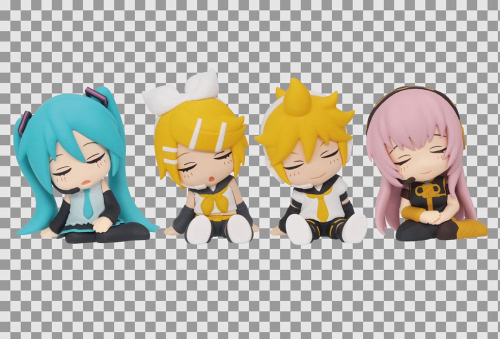 Hatsune Miku Lil Sleepers Hatsune Miku Twinchees Mini Figures 5 cm Display 24 Pieces