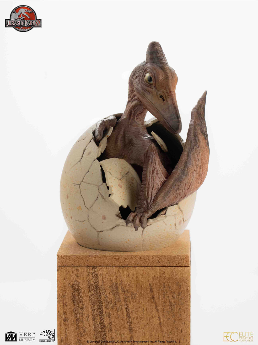 Jurassic Park III Pterosaur Jurassic Park III ECC Elite Creature Line Statue Hatching 16 cm