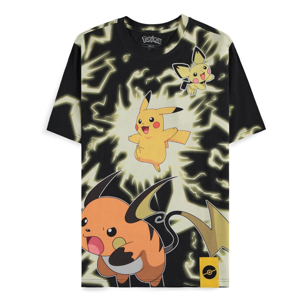 Pokémon Pikachu Mirage AOP Pokémon T-Shirt Size S