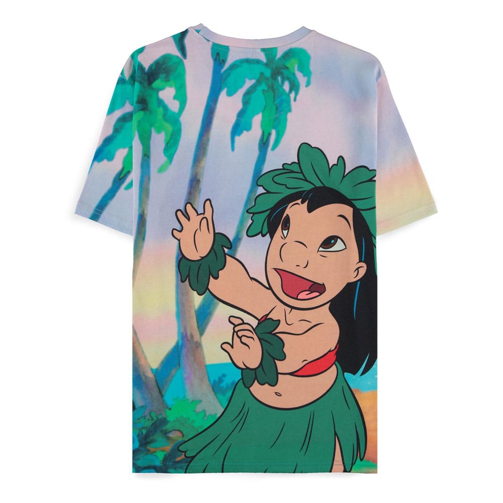 Disney Stitch All Over Print T Shirt Size M