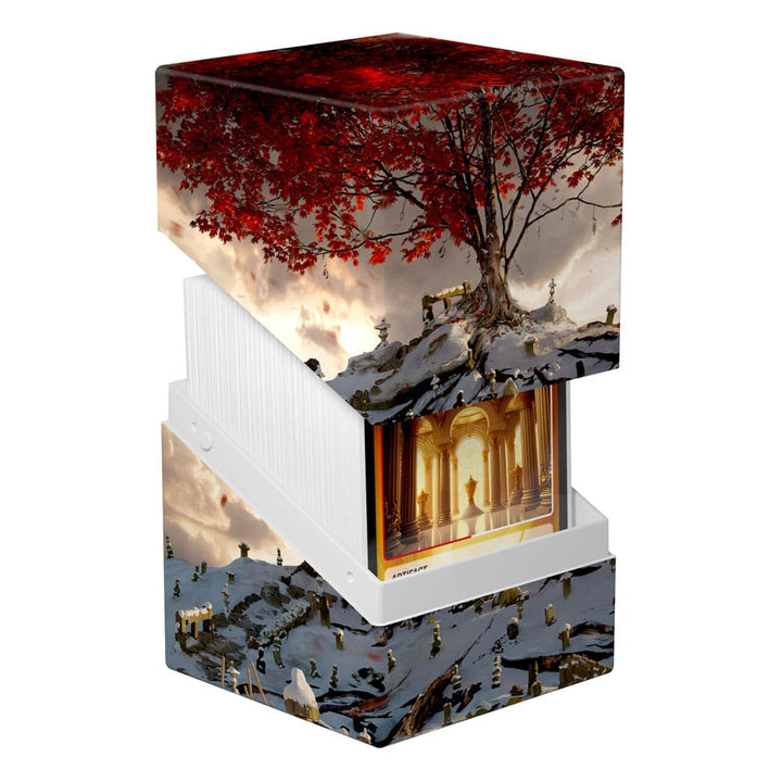 Ultimate Guard Artist Edition #2 Mario Renaud RTE Boulder 100+ In Icy Bloom Deck Box
