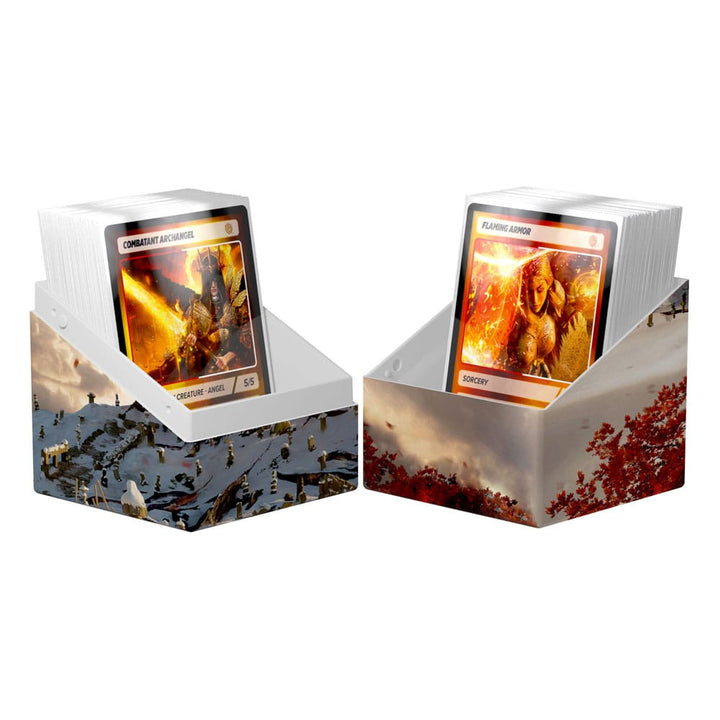 Ultimate Guard Artist Edition #2 Mario Renaud RTE Boulder 100+ In Icy Bloom Deck Box