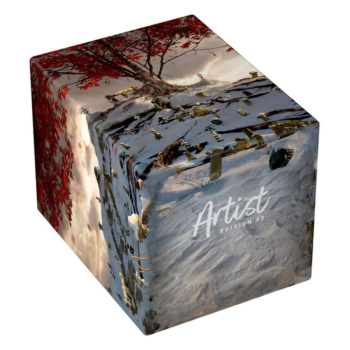 Ultimate Guard Artist Edition #2 Mario Renaud RTE Boulder 100+ In Icy Bloom Deck Box