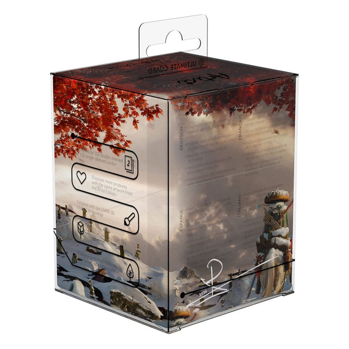 Ultimate Guard Artist Edition #2 Mario Renaud RTE Boulder 100+ In Icy Bloom Deck Box