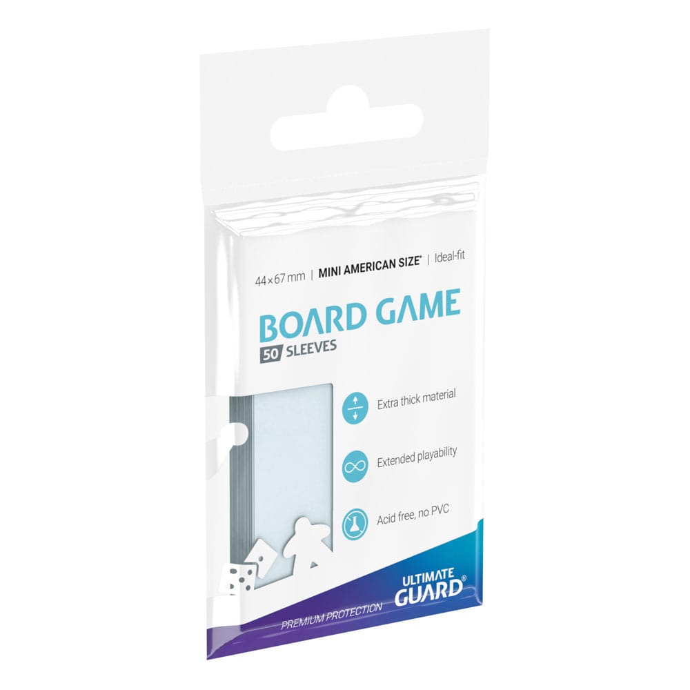 Ultimate Guard Board Game Sleeves Fifty Pack Mini American Size
