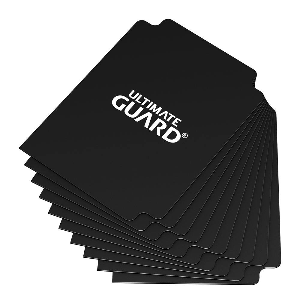 Ultimate Guard Black Card Dividers Standard Size Ten Pack