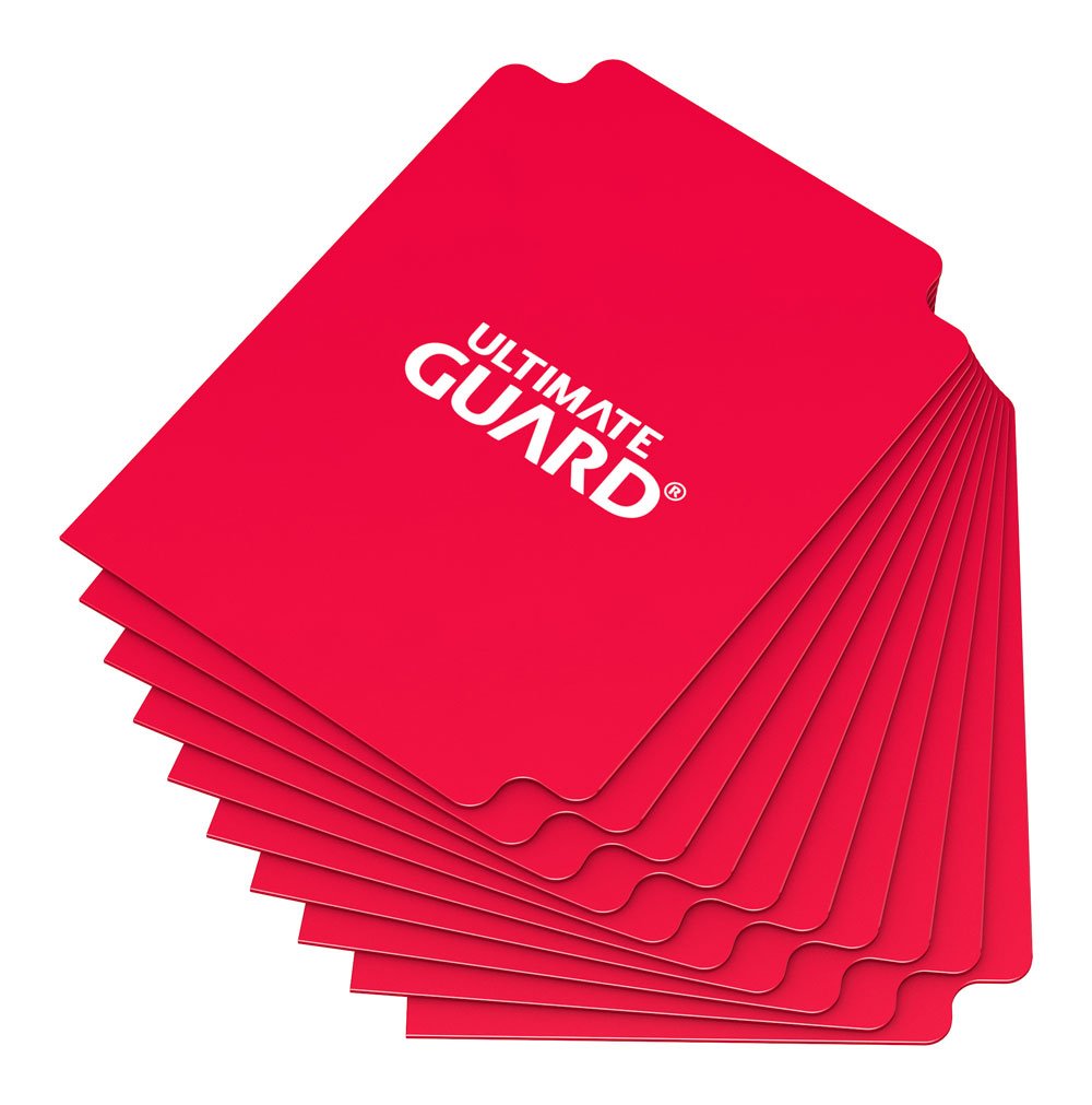 Ultimate Guard Red Card Dividers Standard Size Ten Pack