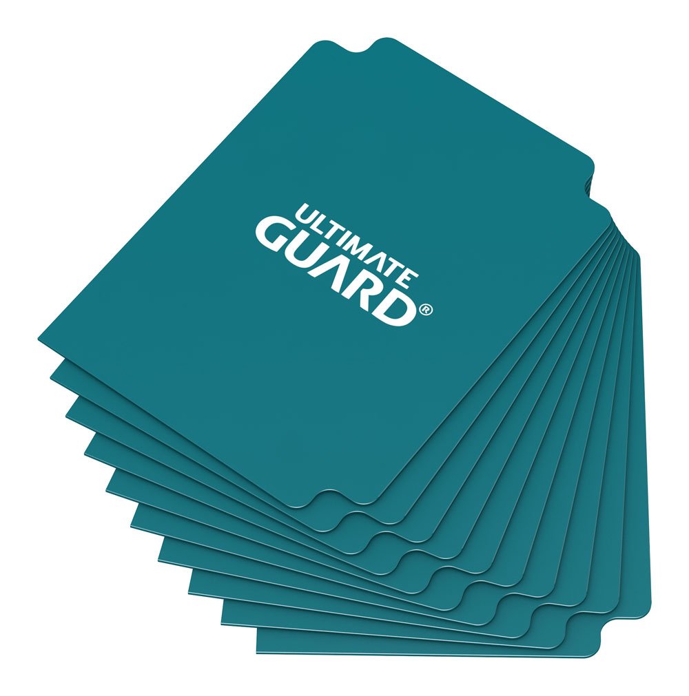 Ultimate Guard Standard Size Card Dividers Ten Count Petrol