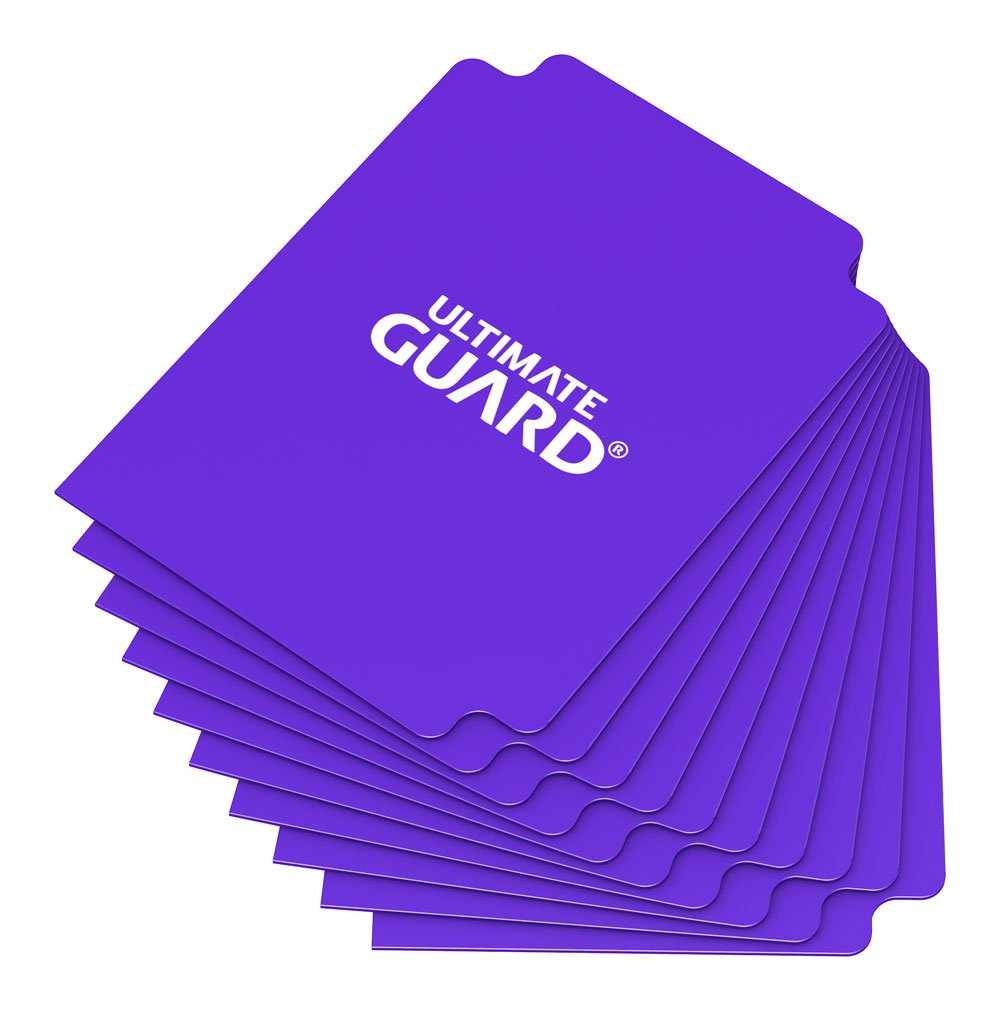 Ultimate Guard Standard Size Card Dividers Ten Count Purple