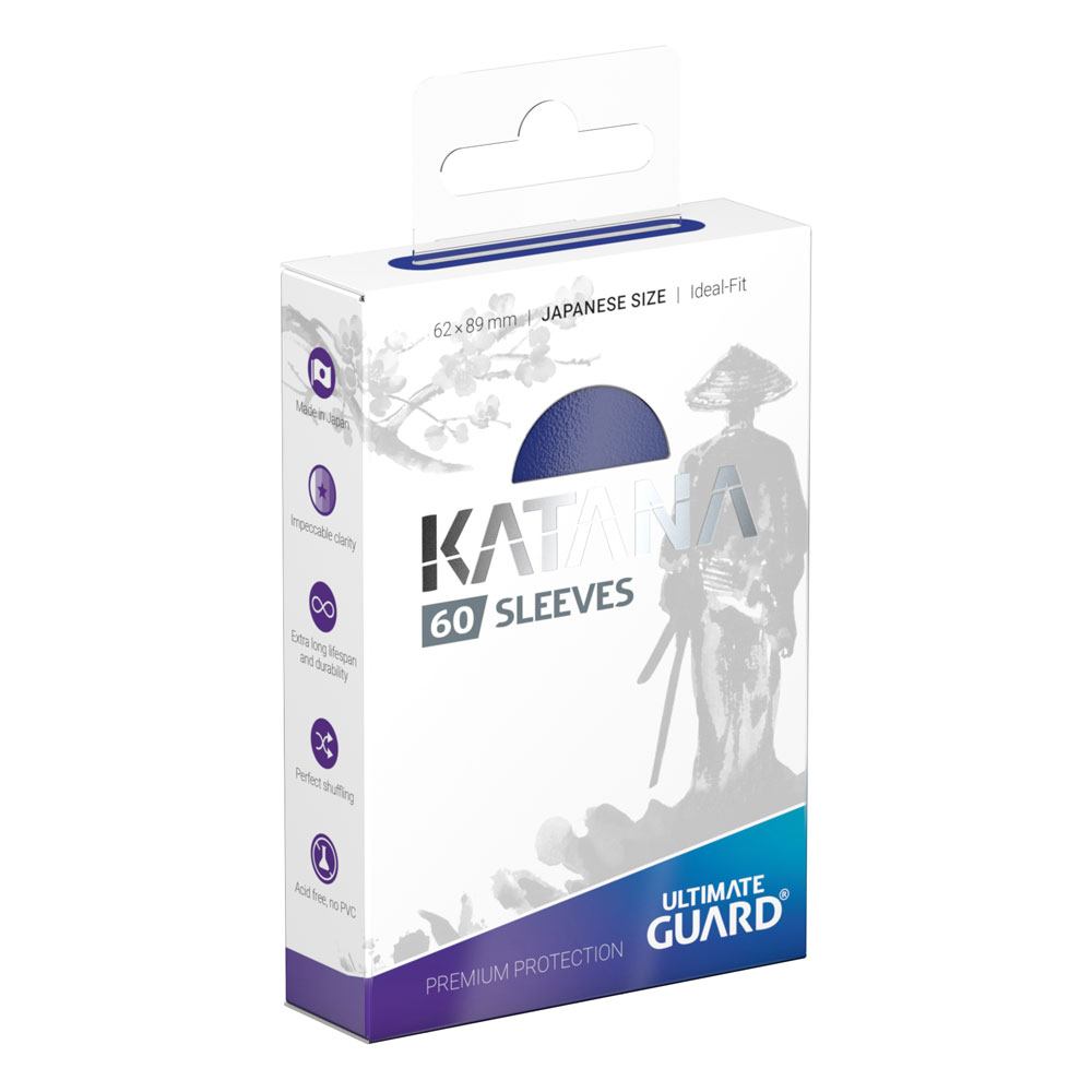 Ultimate Guard Katana Sleeves Blue Japanese Size 60