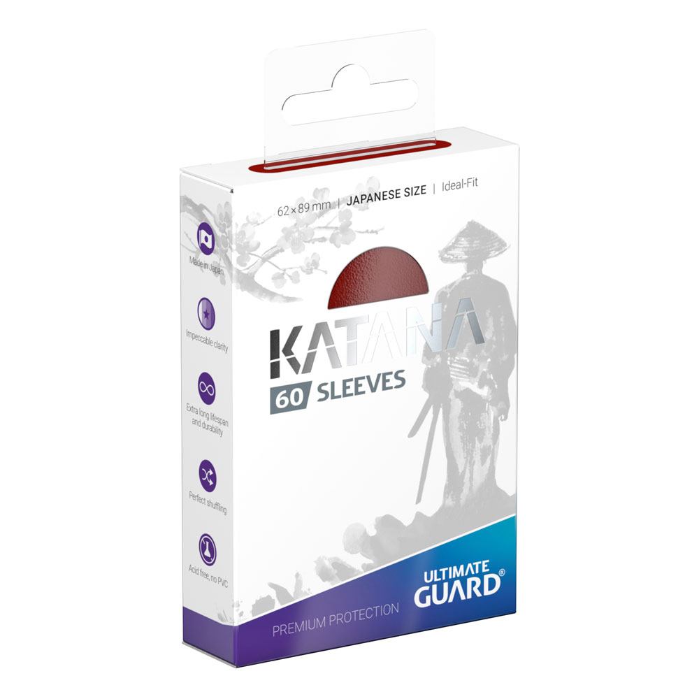 Ultimate Guard Katana Sleeves Red Japanese Size 60