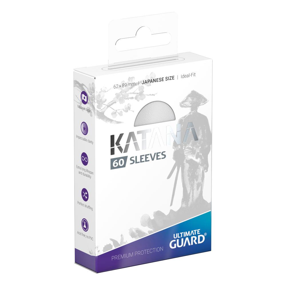 Ultimate Guard Katana Sleeves White Japanese Size 60
