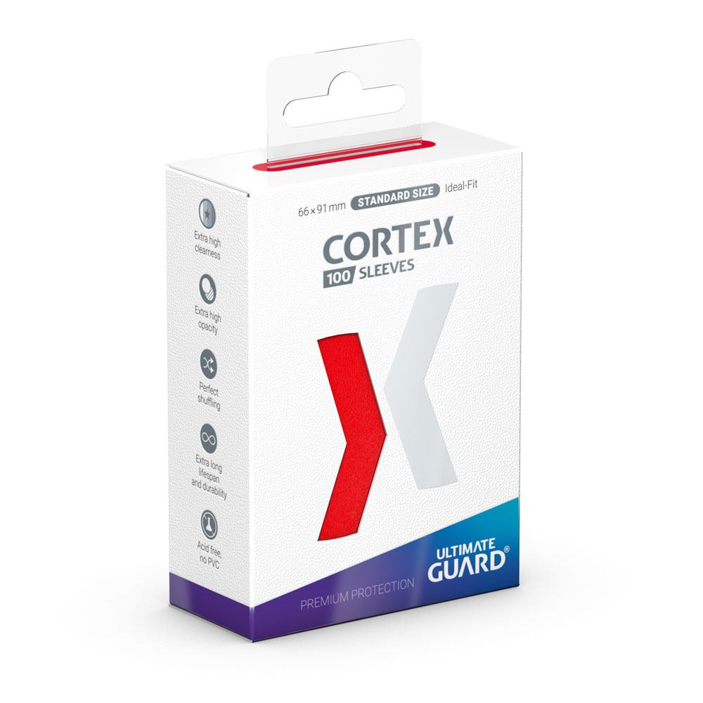 Ultimate Guard Cortex Sleeves Red Standard Size 100