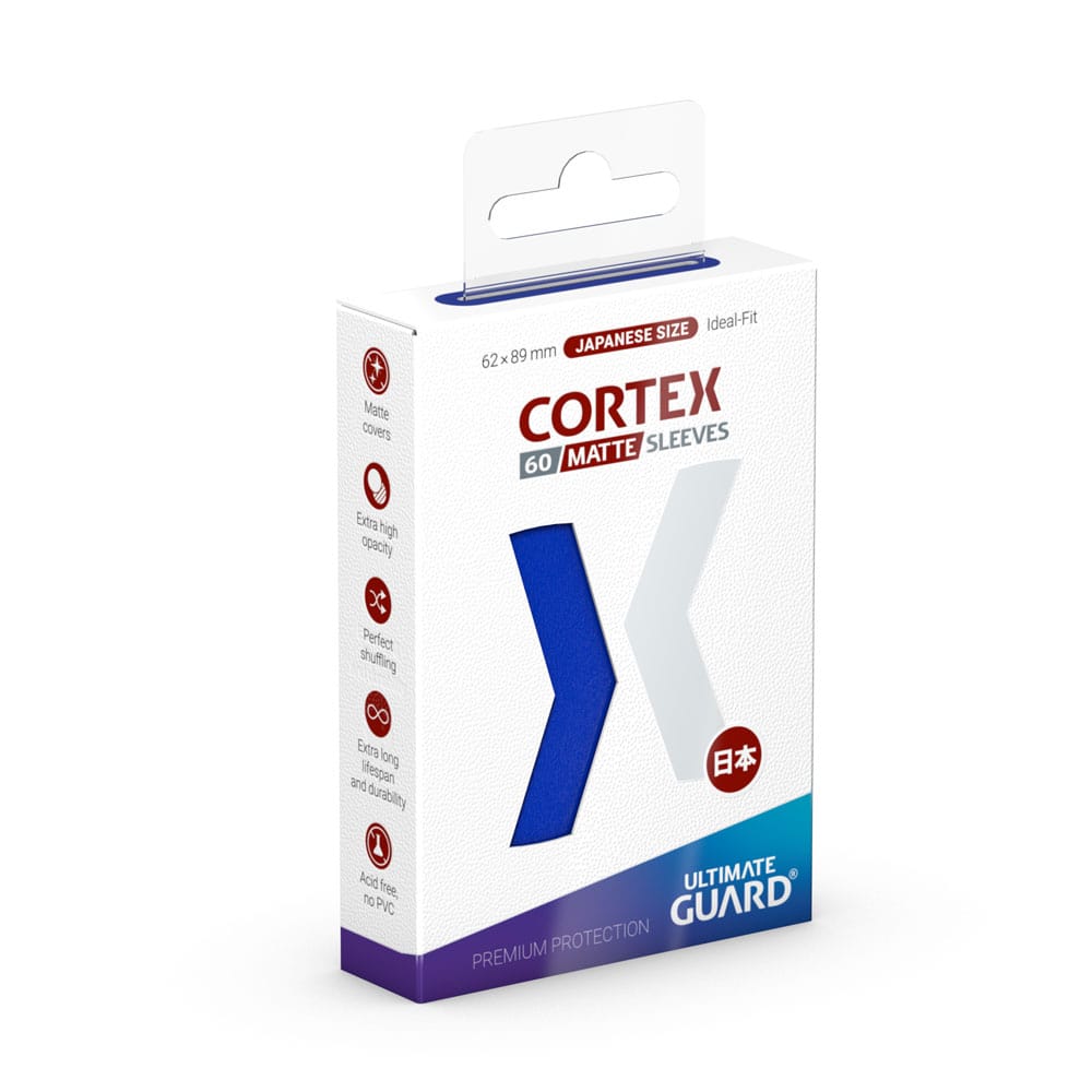 Ultimate Guard Cortex Sleeves Matte Blue Japanese Size 60