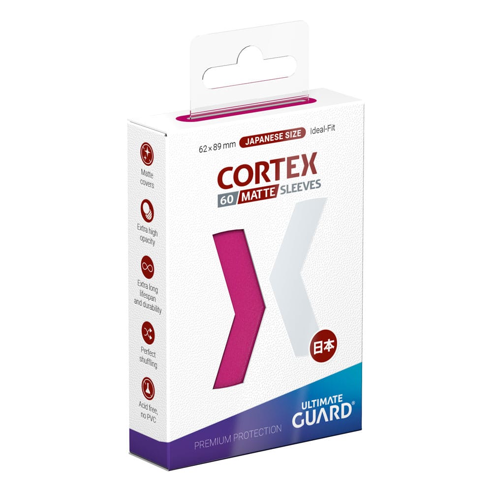 Ultimate Guard Cortex Sleeves Matte Pink Japanese Size 60