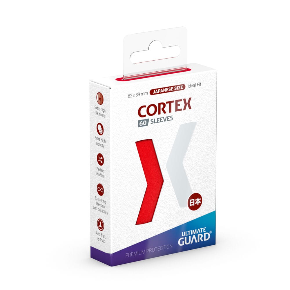 Ultimate Guard Cortex Sleeves Red Japanese Size 60