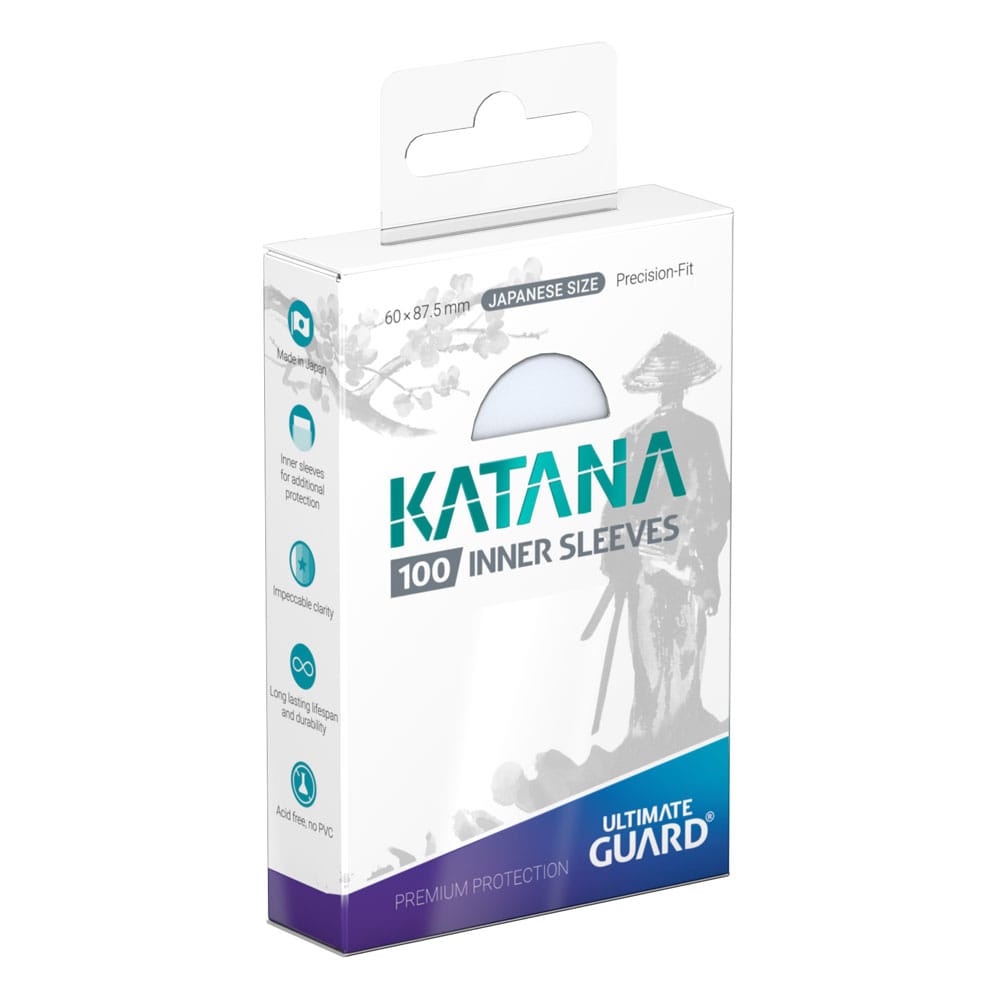 Ultimate Guard Katana Inner Sleeves Japanese Size 100 Pack