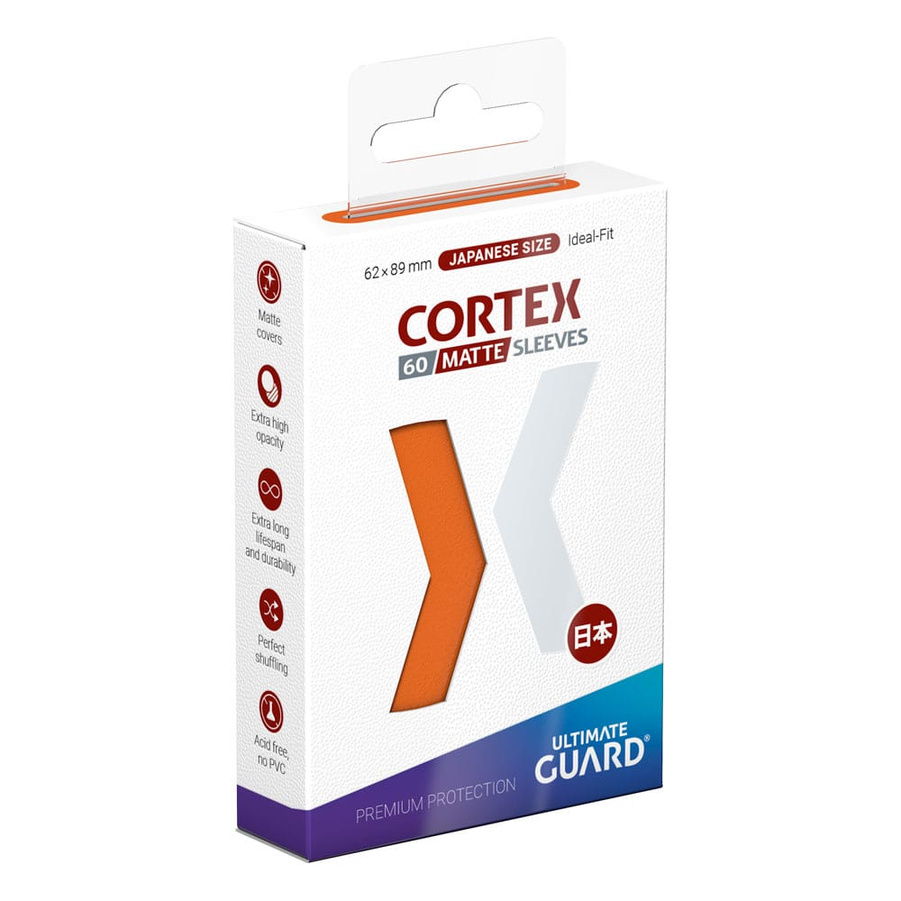 Ultimate Guard Orange Cortex Sleeves Matte Japanese Size 60