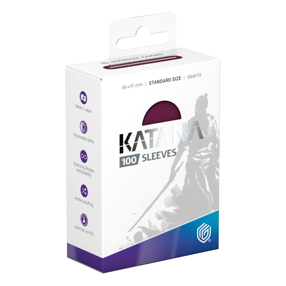 Ultimate Guard Radiant Plum Katana Sleeves Standard Size 100