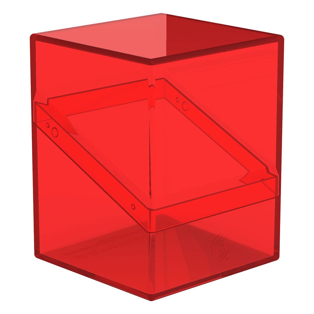Ultimate Guard Boulder Ruby Clear Card Case 100 Plus