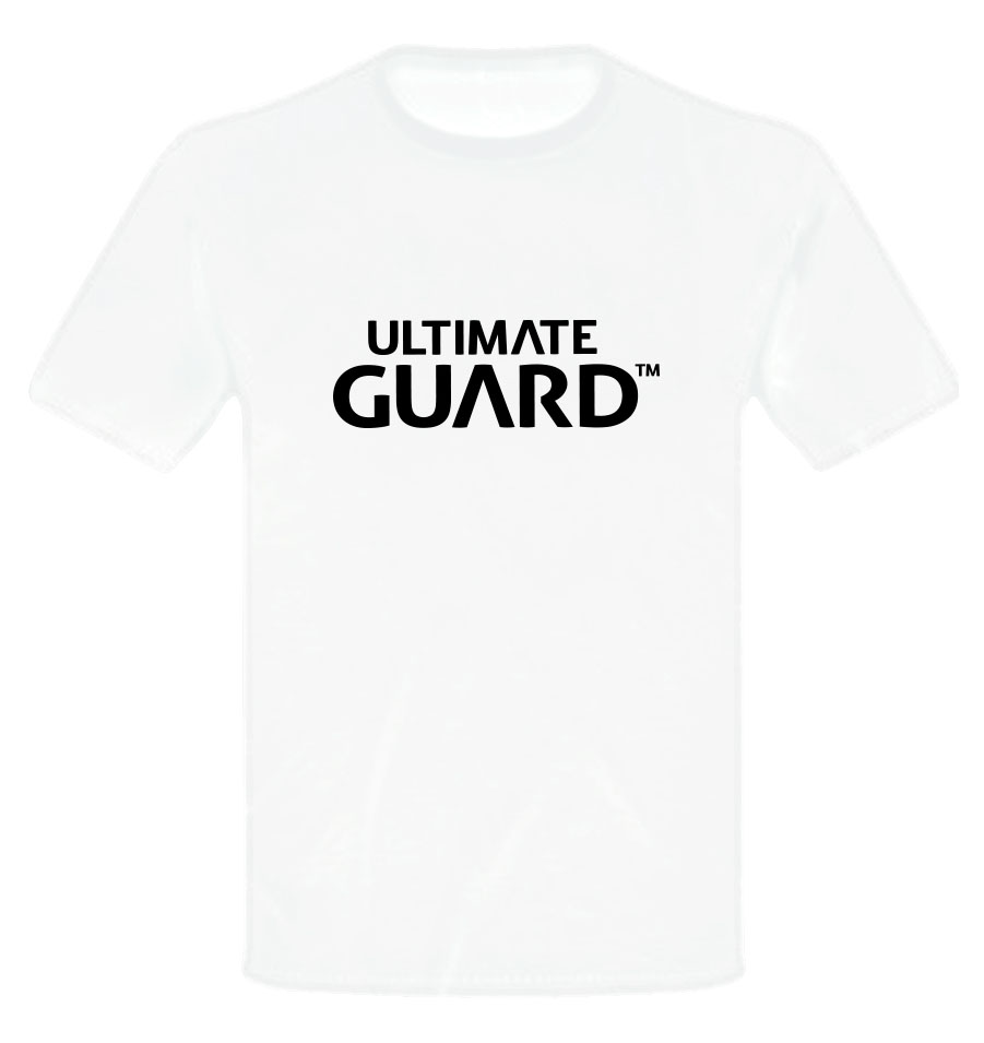 Ultimate Guard Wordmark White T Shirt Size XXL