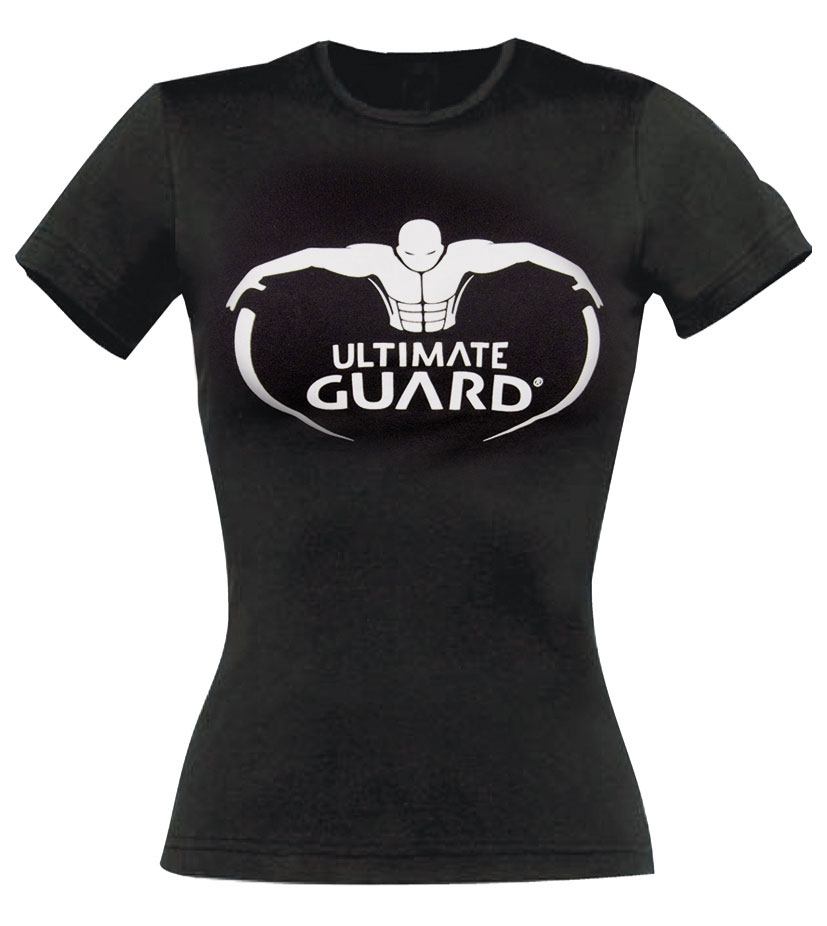 Ultimate Guard Ladies Logo Black T Shirt Size M