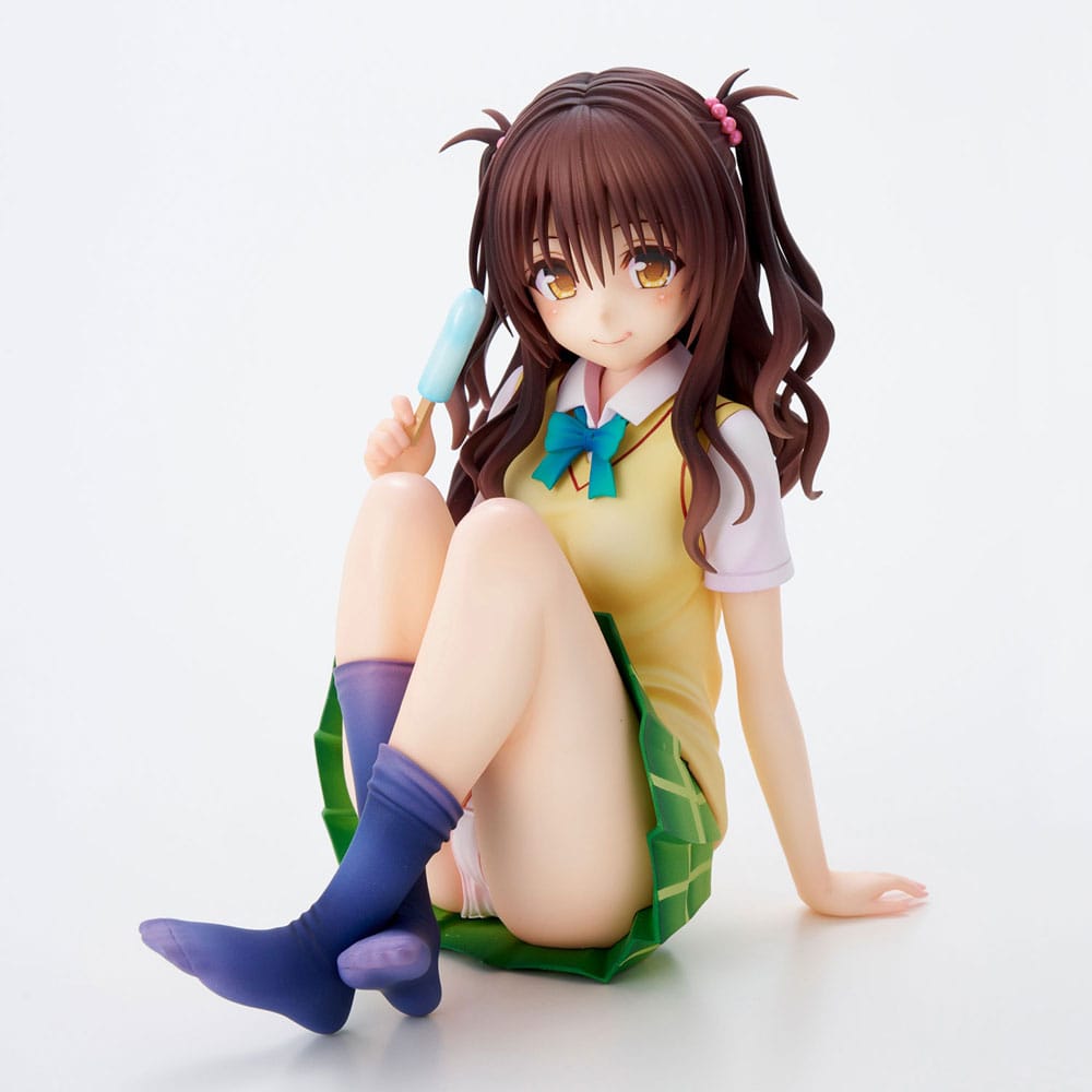 To Love Ru Darkness Mikan Yuki School Uniform Series High School Student Version Figure 15 cm