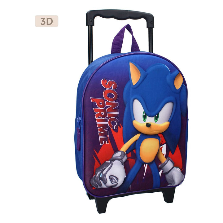 SEGA Sonic the Hedgehog Sonic Prime Great Escapes 3D Trolley Backpack 32 Centimeter