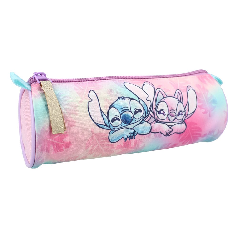 Disney Stitch Lilo and Stitch Pencil Case Wild Energy Round