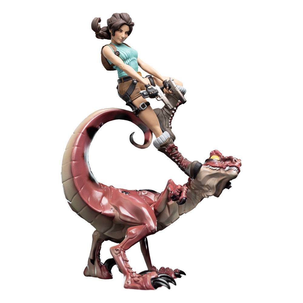 Tomb Raider Lara Croft and Raptor Tomb Raider Mini Epics Vinyl Figure 24 cm
