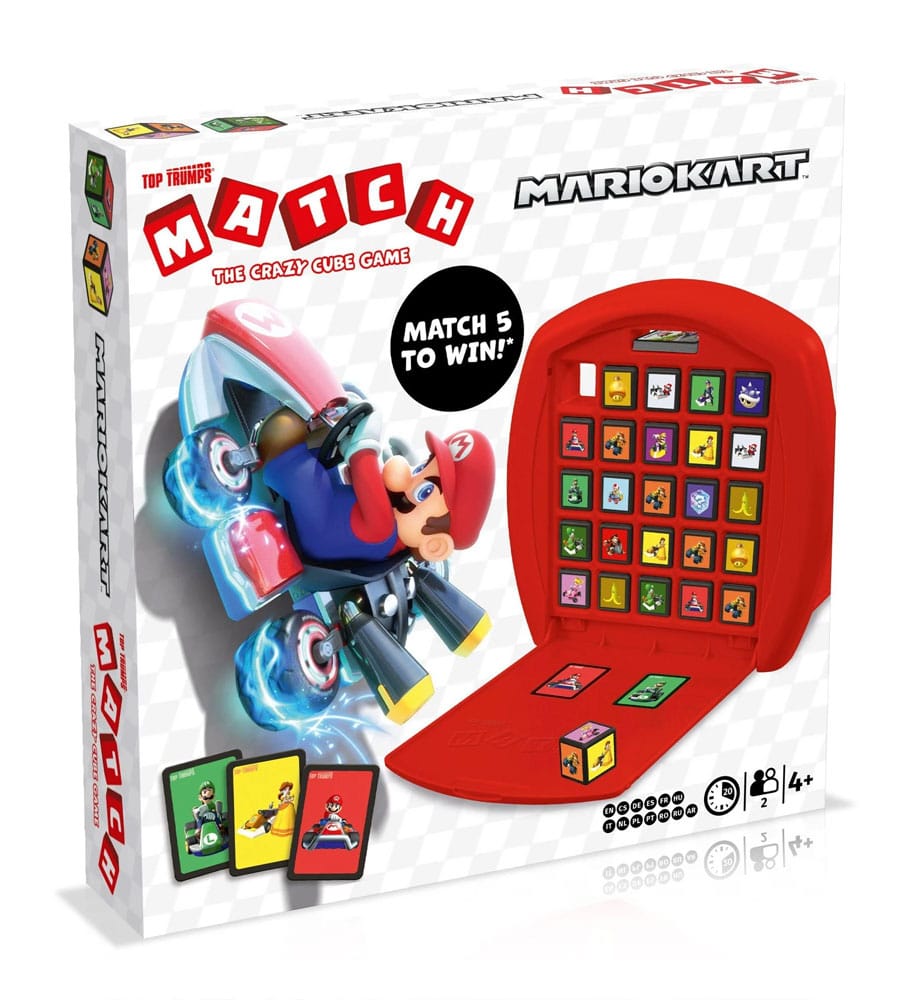 Mario Kart Mario Kart Top Trumps Match The Crazy Cube Game German Version