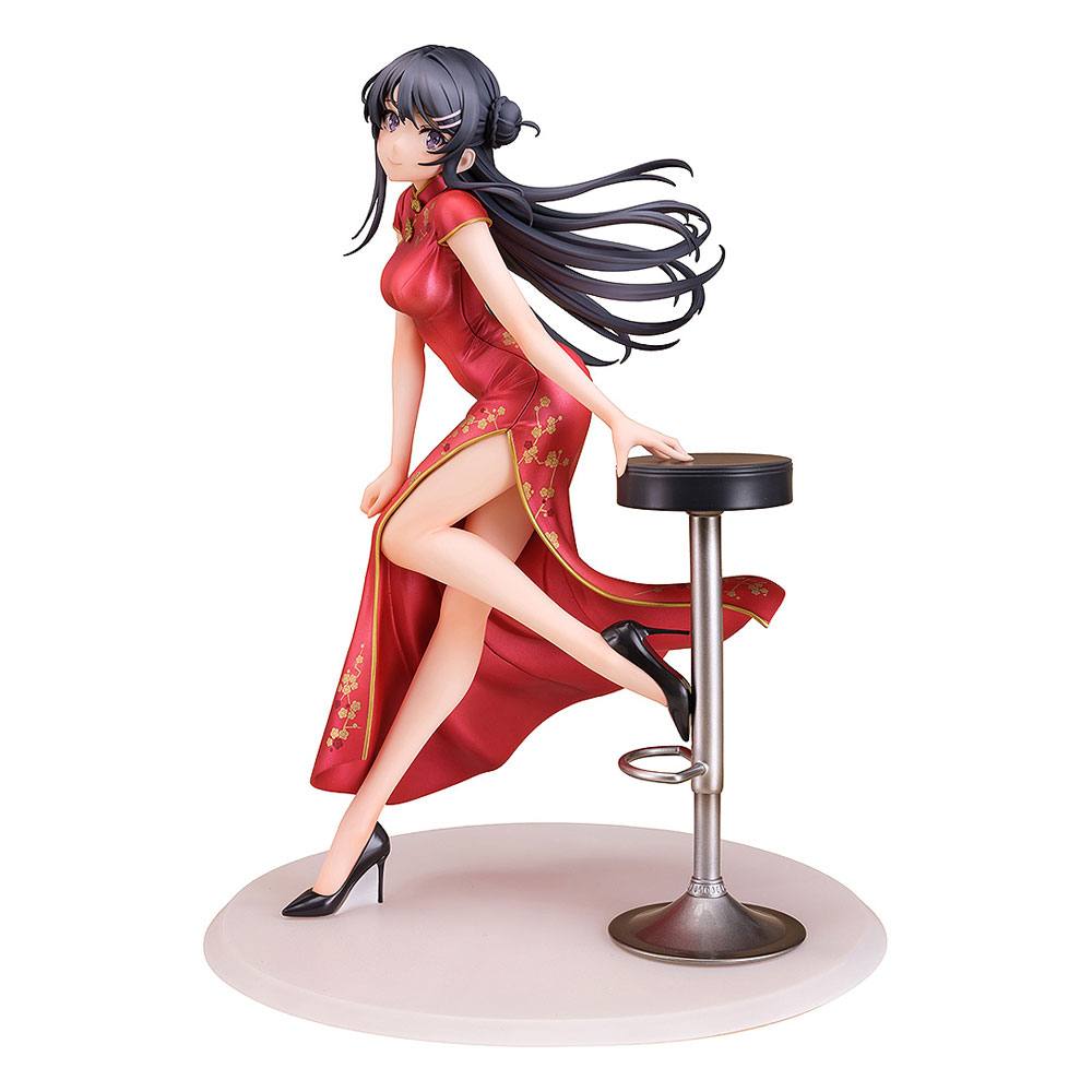 Rascal Does Not Dream of Bunny Girl Senpai Mai Sakurajima Chinese Dress Ver PVC Statue 17 Scale 22 cm
