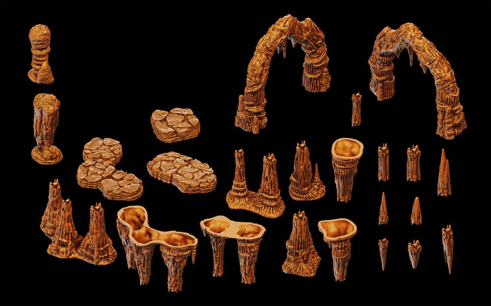 WarLock Stalactites and Stalagmites WarLock Tiles Accessory