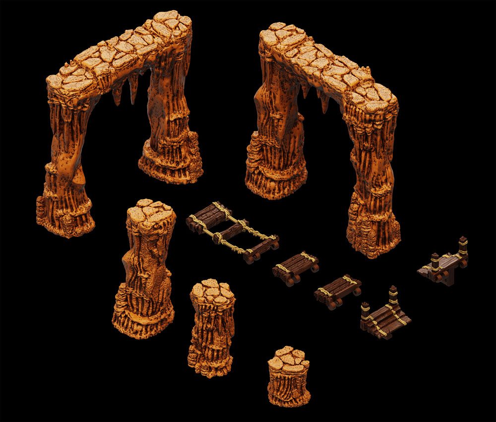 WarLock Dripstone Bridges WarLock Tiles Accessory
