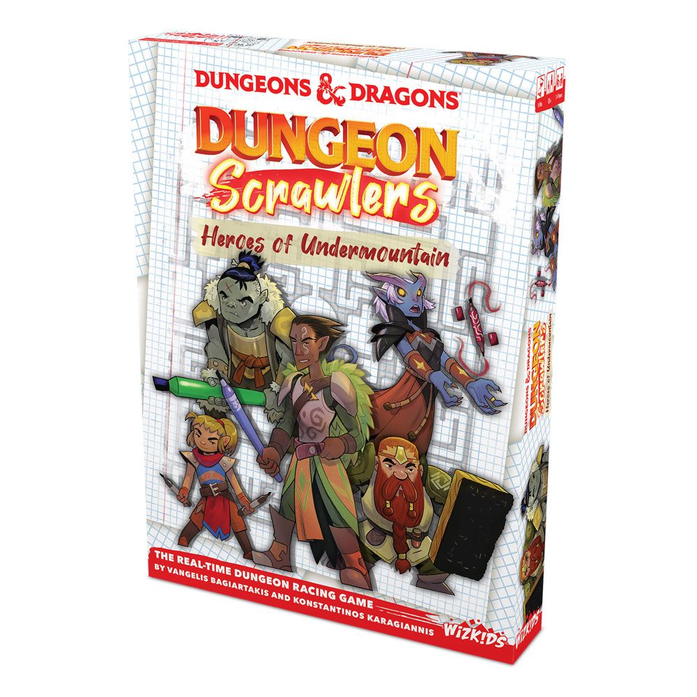 DND Heroes of Undermountain Dungeons and Dragons Dungeon Scrawlers Board Game English Version