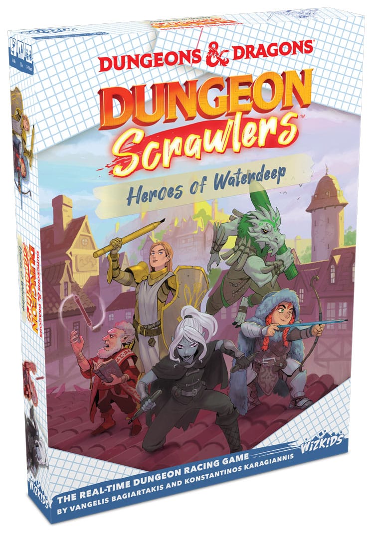 DND Heroes of Waterdeep Dungeons and Dragons Dungeon Scrawlers Strategy Game English Version