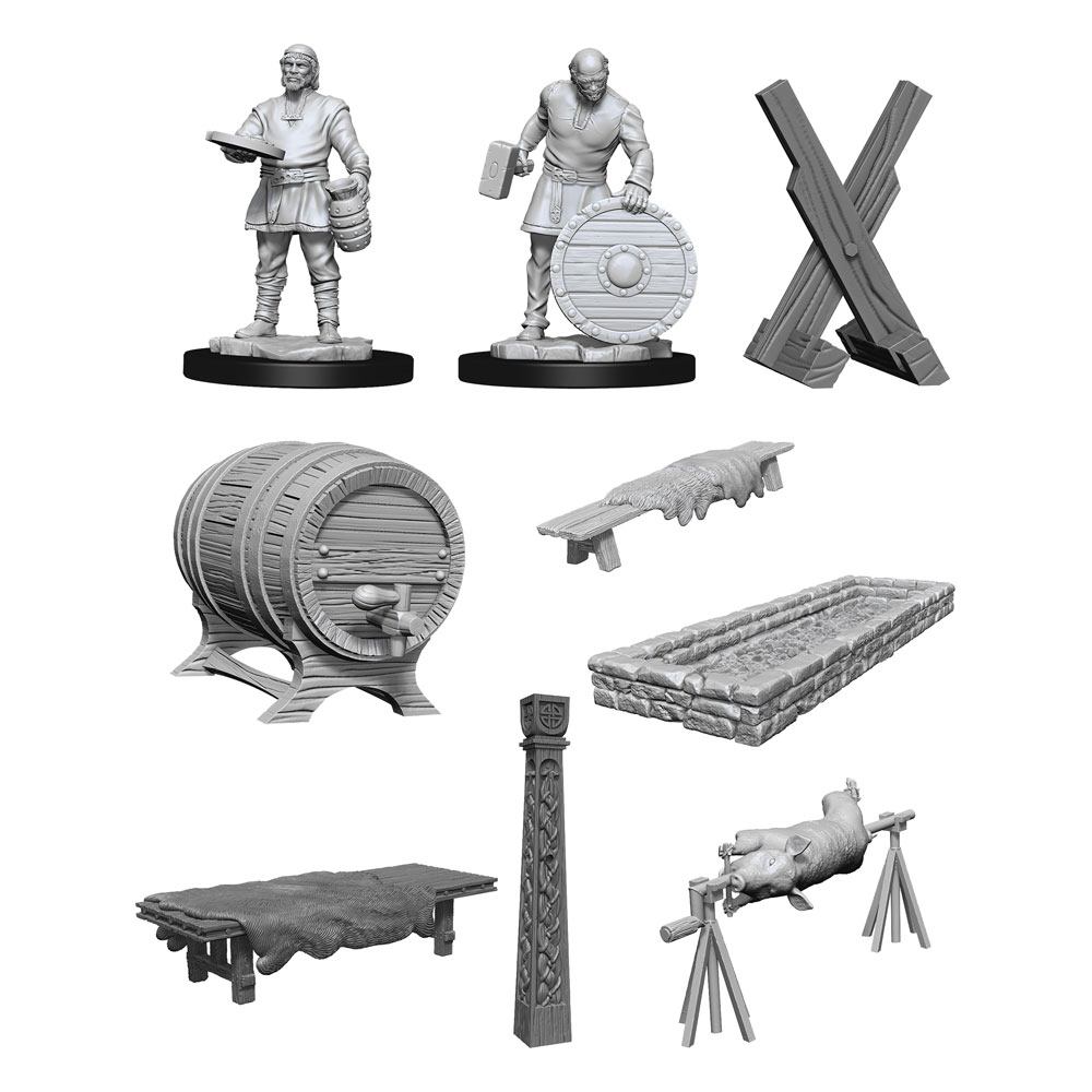 WizKids Vikings Deep Cuts Unpainted Miniatures