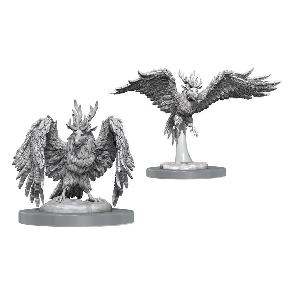 DND Perytons Dungeons and Dragons Unpainted Miniatures 2 Pack
