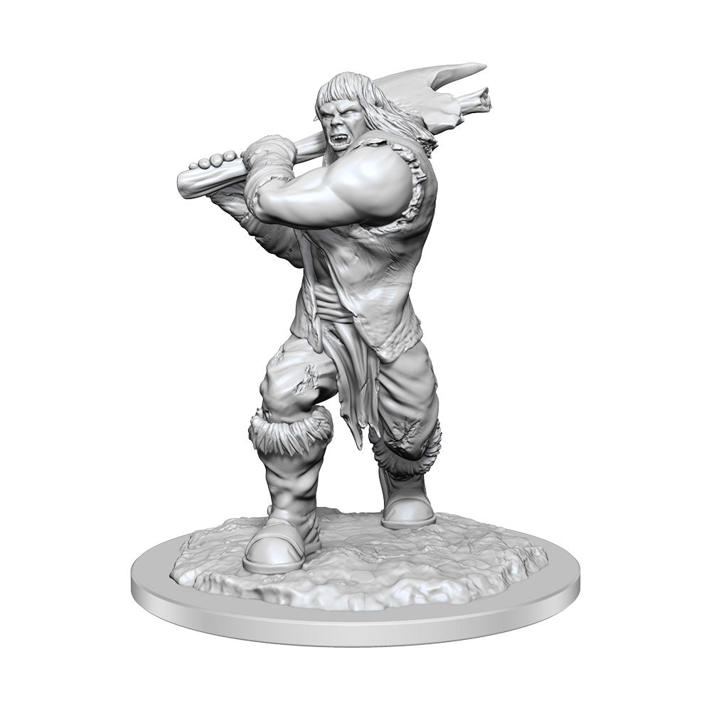 DND Ogre Female Dungeons and Dragons Unpainted Miniature Case of 2