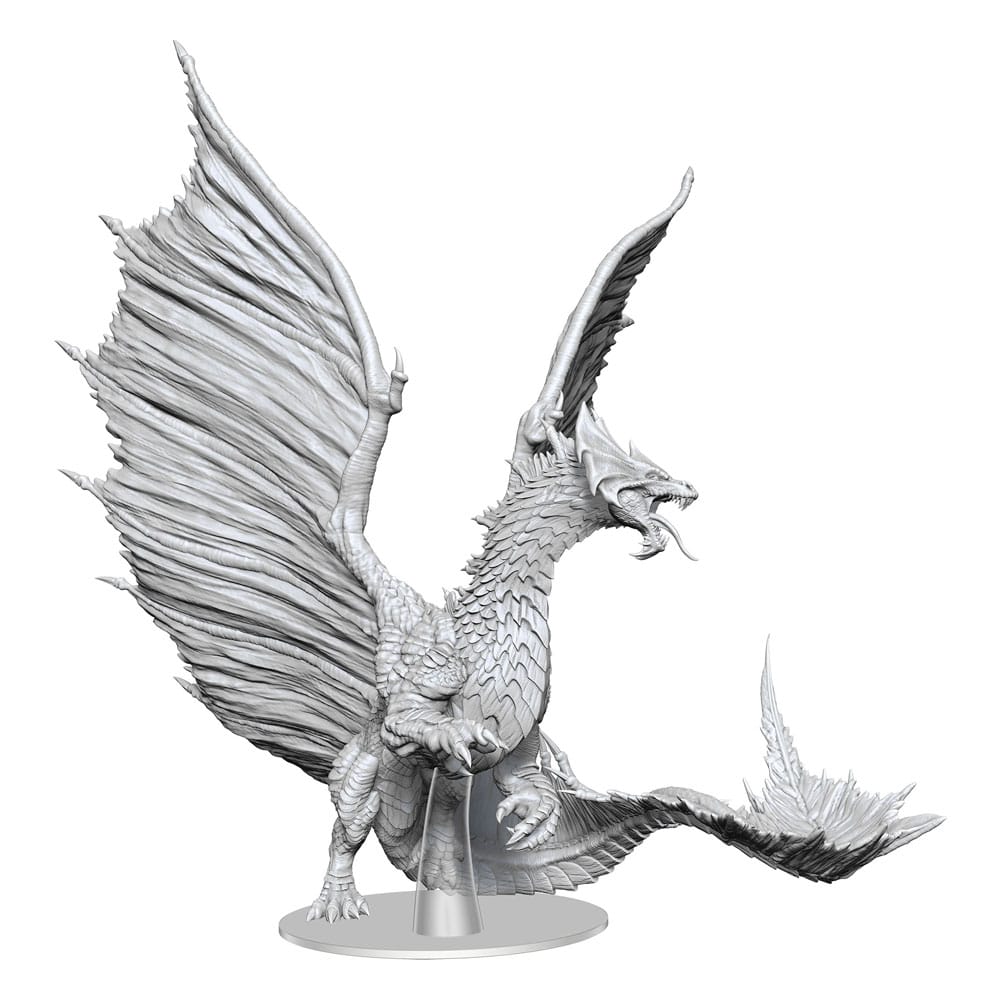 Dungeons and Dragons Adult Brass Dragon Frameworks Miniature Model Kit